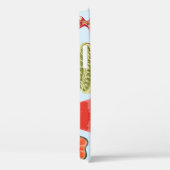 Coques Case-Mate iPhone Fruits Exotiques : Imprimé tendance sans couture. (Verso / Droite)