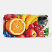 Coques Case-Mate iPhone Fruits frais vibreux, délice design (Dos (Horizontal))