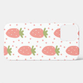 Coques Case-Mate iPhone Fruits fraises arrière - plan (Verso (horizontal))