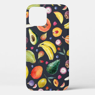 Case-Mate iPhone Case Fruits tropicaux : Aquarelle Motif Multifruit.
