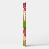 Coques Case-Mate iPhone Fruits tropicaux et Monogramme Motif (Verso / Droite)