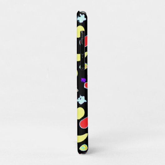 Coques Case-Mate iPhone Fruits tropiques néons éclatés (Dos/Gauche)