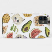 Coques Case-Mate iPhone Fruity Kitty et Avocado iPhone 5/5S, à peine là (Dos (Horizontal))