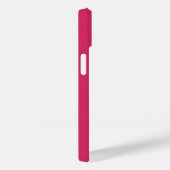 Coques Case-Mate iPhone Fuchsia blanc écriture moderne nom personnalisé  (Verso / Droite)