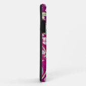 Coques Case-Mate iPhone Fuchsia Chinoiserie paon floral (Dos/Droite)