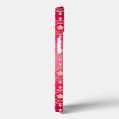 Coques Case-Mate iPhone Fuchsia Oriental Mandala Motif (Verso / Droite)