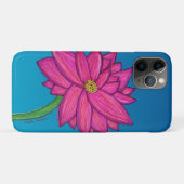 Coques Case-Mate iPhone Fuchsia Pink Flower (Dos (Horizontal))