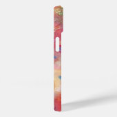 Coques Case-Mate iPhone FUCHSIA ROSE ABSTRAITE pierre saphir bleu (Verso / Droite)