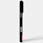 COQUES Case-Mate iPhone FUCHSIE ROSE NOIR DÉCO MONOGRAM ABSTRAIT (Verso / Droite)
