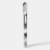 Coques Case-Mate iPhone Fumée blanche sur noir (Verso / Gauche)