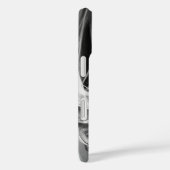 Coques Case-Mate iPhone Fumée blanche sur noir (Verso / Droite)