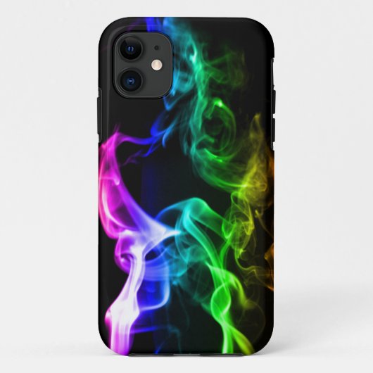 Coques Case-Mate iPhone Fumée d'arc-en-ciel (Dos)