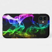 Coques Case-Mate iPhone Fumée d'arc-en-ciel (Dos (Horizontal))