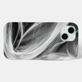 Coques Case-Mate iPhone Fumée Frénétique Sur Noir (Verso (horizontal))