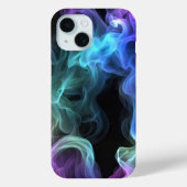 Coques Case-Mate iPhone Fumée Iridescente sur noir (Verso)