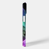 Coques Case-Mate iPhone Fumée Iridescente sur noir (Verso / Droite)