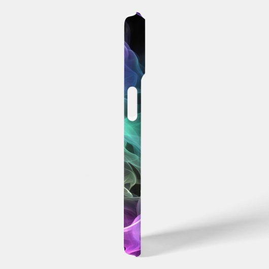 Coques Case-Mate iPhone Fumée Iridescente sur noir (Verso / Droite)