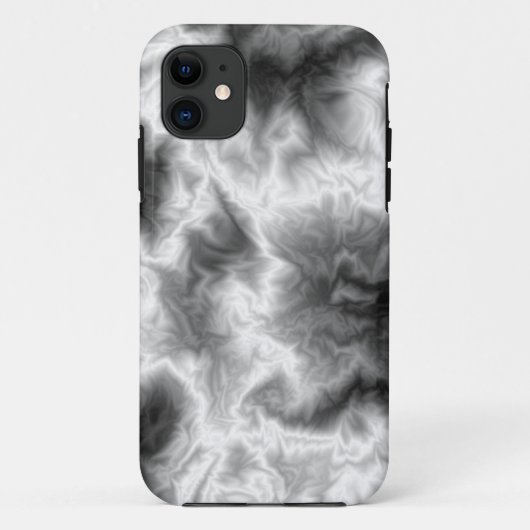 Coques Case-Mate iPhone Fumée noire et blanche (Dos)