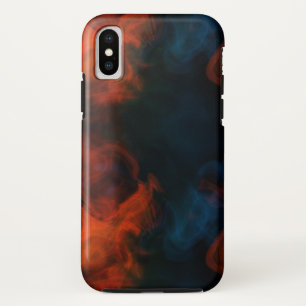Case-Mate iPhone Case fumée orange et bleue