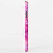 Coques Case-Mate iPhone FUMÉE ROSE - Art fractal moderne et abstrait - (Dos/Droite)