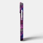 Coques Case-Mate iPhone fumée rose et bleue abstraite (Verso / Gauche)