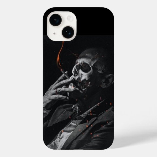 Coques Case-Mate iPhone Fumer Squelette Cigarette (Verso)