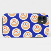 Coques Case-Mate iPhone Fun Bright Royal Blue Orange Abstrait 3-D Coils (Dos (Horizontal))