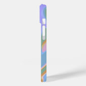 Coques Case-Mate iPhone Fun Bubblegum soufflant Giraffe Liquide Swirl Bleu (Verso / Gauche)