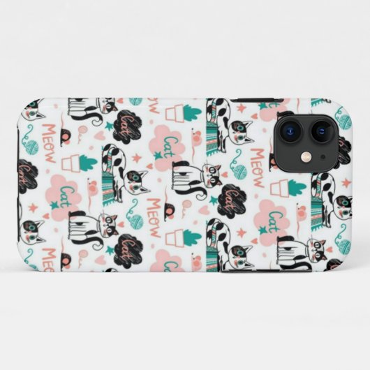Coques Case-Mate iPhone Fun Cat téléphone case (Dos (Horizontal))