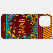 Coques Case-Mate iPhone Fun Daisy Floral Happy Inspirivity Name (Verso (horizontal))