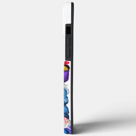 Coques Case-Mate iPhone Fun du drawing de Merry Christmas (Verso / Gauche)