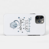 Coques Case-Mate iPhone Fun Elephant C'est mon année pour briller (Dos (Horizontal))