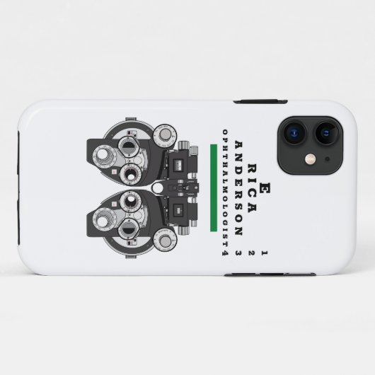 Coques Case-Mate iPhone Fun Eye Care Professionnel Phoropter (Dos (Horizontal))