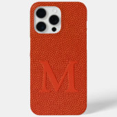 Coques Case-Mate iPhone Fun Faux Basketball Cuir Motif Texture (Verso)