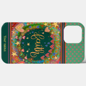 Coques Case-Mate iPhone Fun Floral Green Faith Inspirivity Nom (Verso (horizontal))
