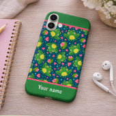 Coques Case-Mate iPhone Fun Frog Pattern Custom Name New Beginnings