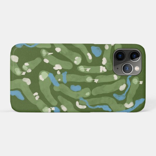 Coques Case-Mate iPhone Fun golf course graphic on a phone case (Dos (Horizontal))