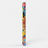 Coques Case-Mate iPhone Fun Hippie à motif de fleur (Dos/Droite)