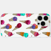 Coques Case-Mate iPhone Fun Melty Summer Goth Crâne Crème glace étrange bl (Verso (horizontal))