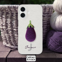Fun Purple Moderne Minimal Crochet Nom de l'auberg