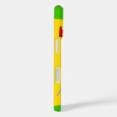 Coques Case-Mate iPhone Fun Rasta couleur rouge or vert (Verso / Droite)