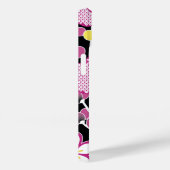 Coques Case-Mate iPhone Fun Retro rose et Jaune Fleurs Motif Floral (Verso / Droite)