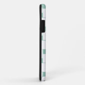 Coques Case-Mate iPhone Fun tissé Carré Mint Green (Dos/Droite)