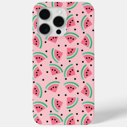 Coques Case-Mate iPhone Fun Watermelon Slice Motif Summer Vibes (Verso)