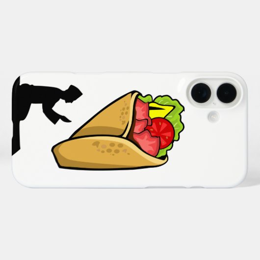 Coques Case-Mate iPhone funda kebab (Verso (horizontal))