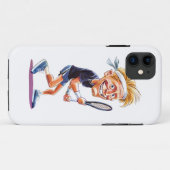 Coques Case-Mate iPhone Funda movil caricatura tenista (Dos (Horizontal))