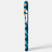 Coques Case-Mate iPhone Funky 1970 Metaball Graphic Circle Barbell Blue (Verso / Gauche)