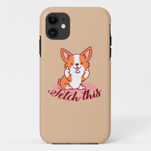 Case-Mate iPhone Case Funky Corgi Chien moyen Dog Extraire ceci