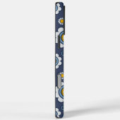 Coques Case-Mate iPhone Funky Daisy's en bleu (Verso / Droite)