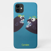Coques Case-Mate iPhone Funky Fish Monsters Nom des enfants (Dos)
